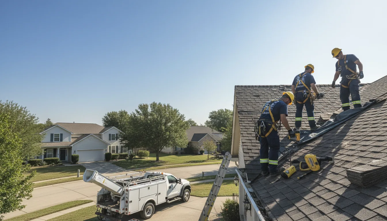 Storm Damage Roof Repair in Callensburg, PA